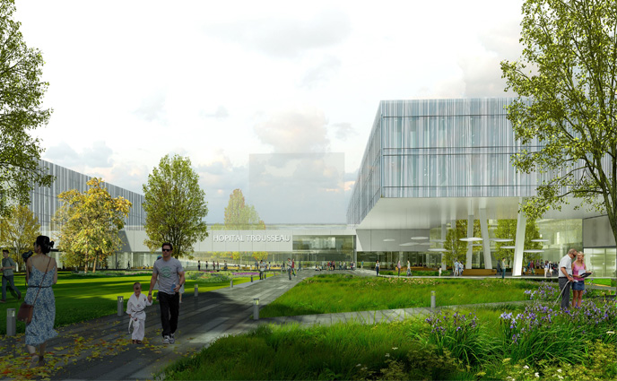 Construction du Nouvel Hôpital Trousseau – CHU de Tours